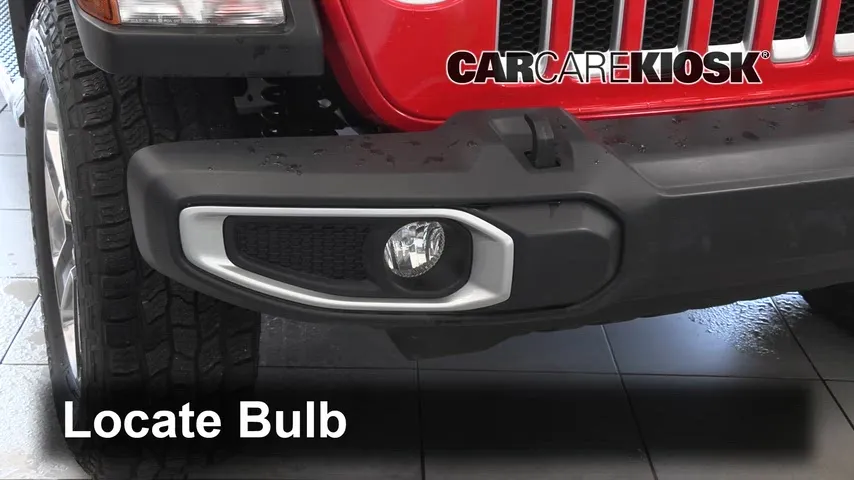 2021 Jeep Wrangler Unlimited Sahara 2.0L 4 Cyl. Turbo Éclairage Feu antibrouillard (remplacer l'ampoule)